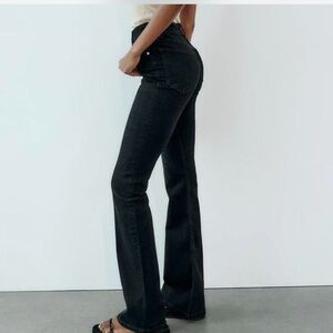 Zara Black Flare Jeans